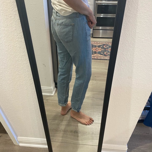 J brand light blue boyfriend jeans - Picture 3 of 5
